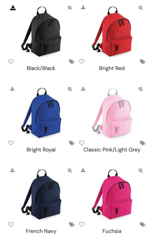 Customisable Kids Backpack