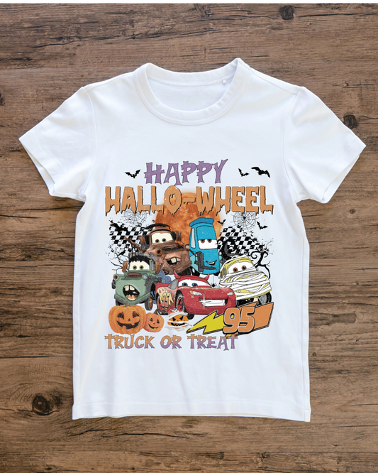Children's Cars Inspired Halloween Top - Hallowheel Design