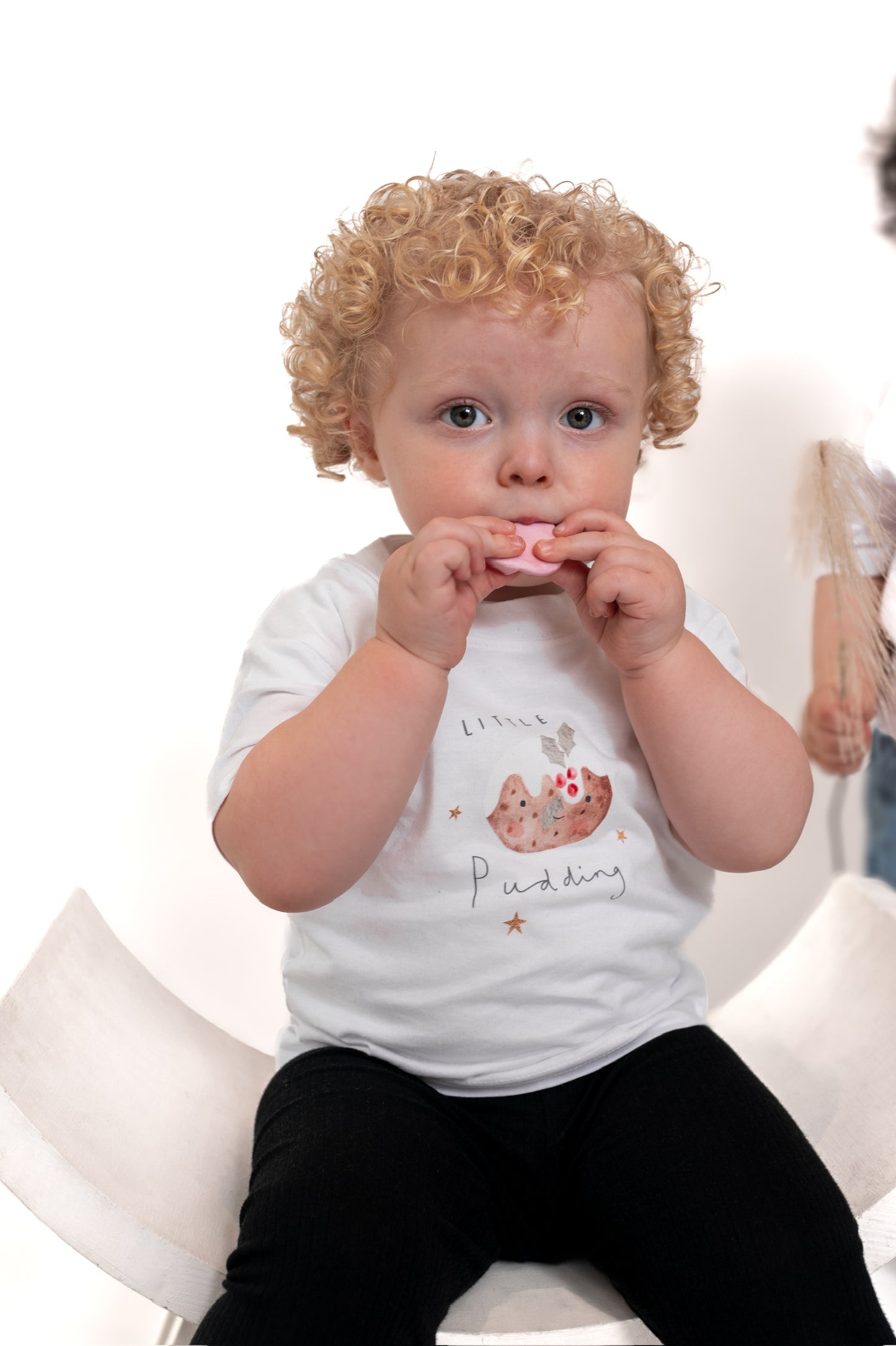 Little Pudding Children's Christmas T-shirt or Sweatshirt