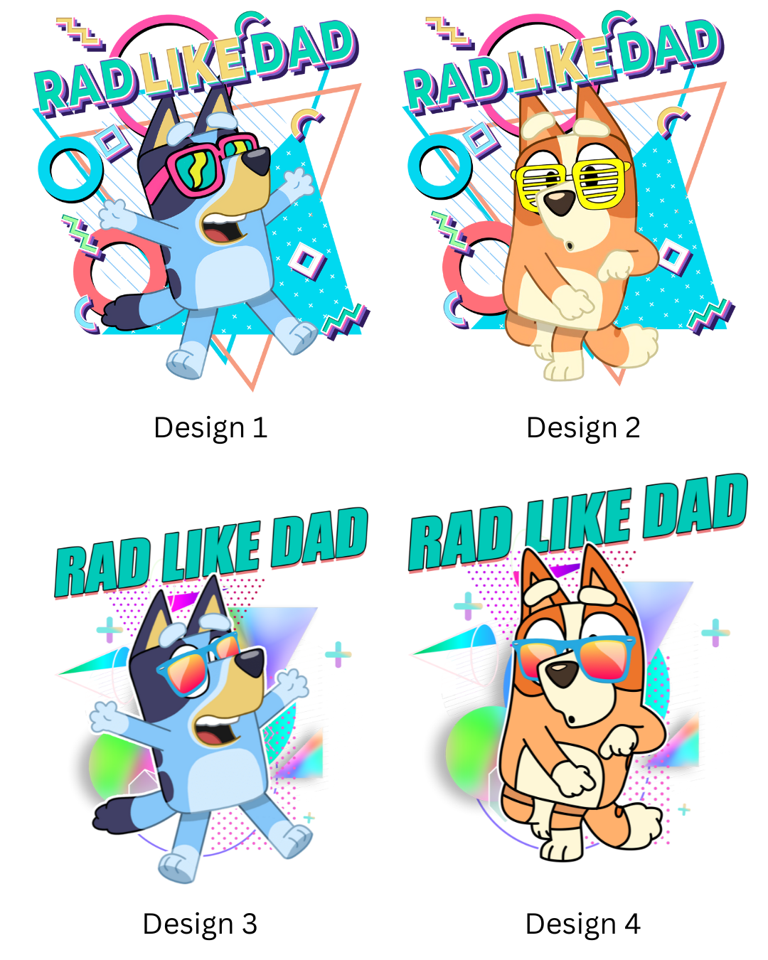 Rad Like Dad Children's Matching T-Shirt