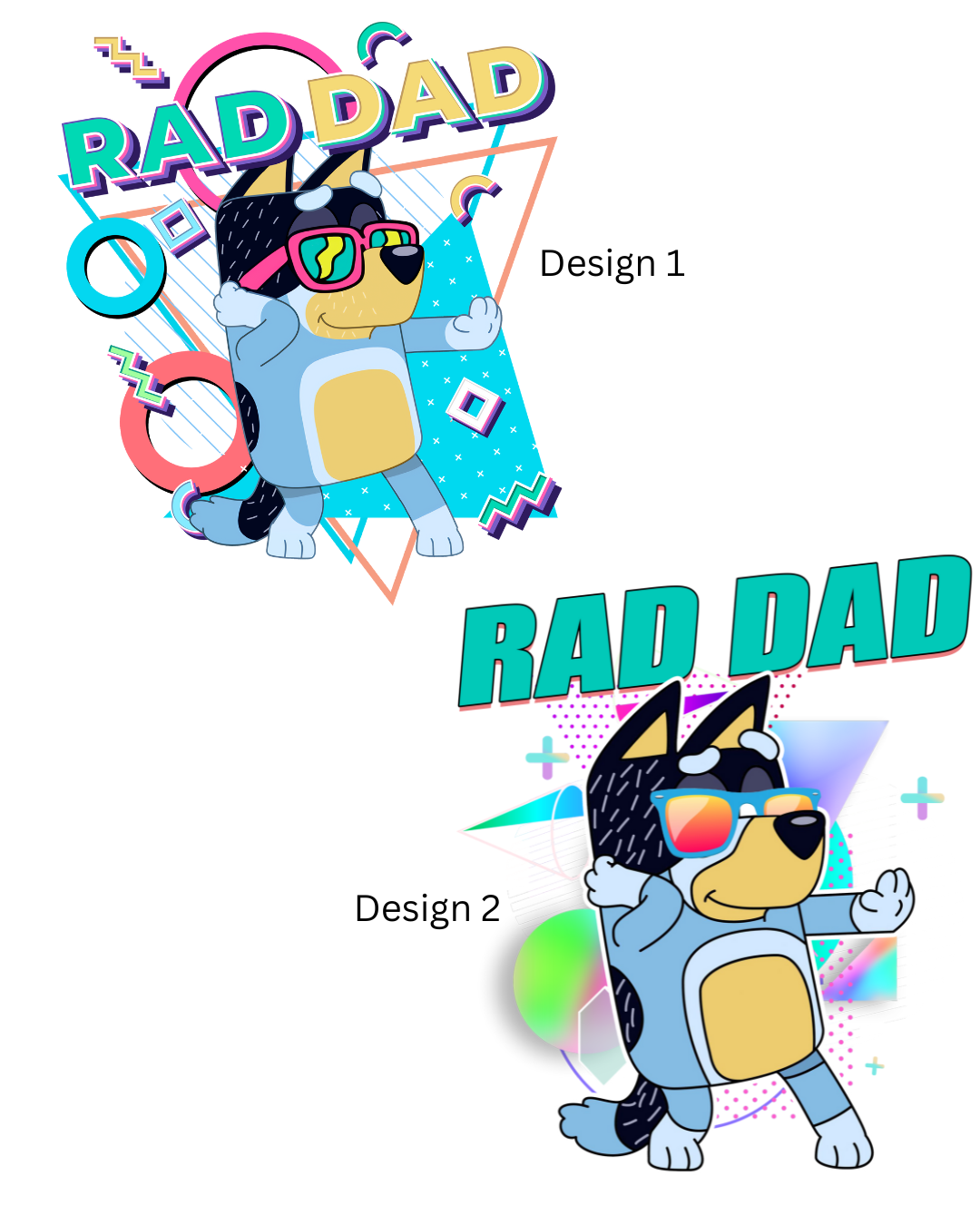 Rad Dad Adult's Matching T-Shirt