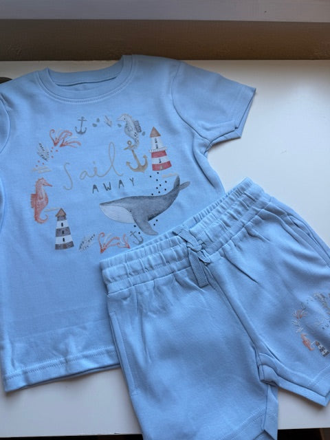 Sail Away Shorts Set