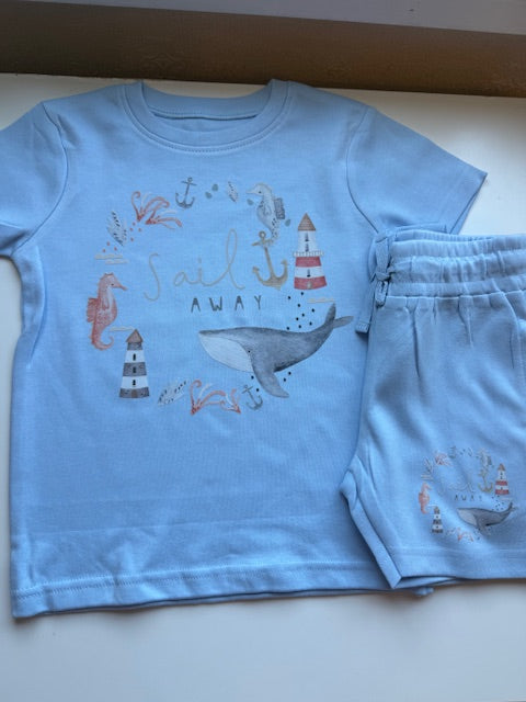 Sail Away Shorts Set