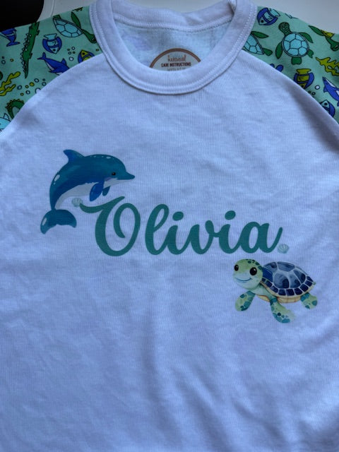 Patterned Personalised Shorts Set