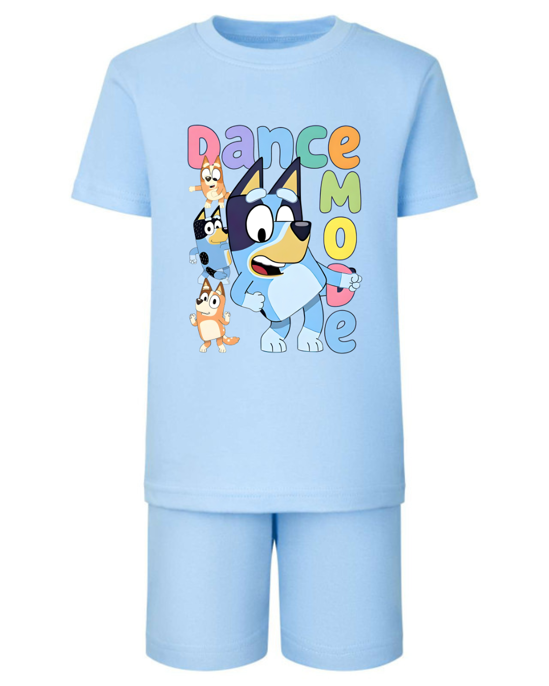 Choose your Design Bluey Inspired Shorts Set