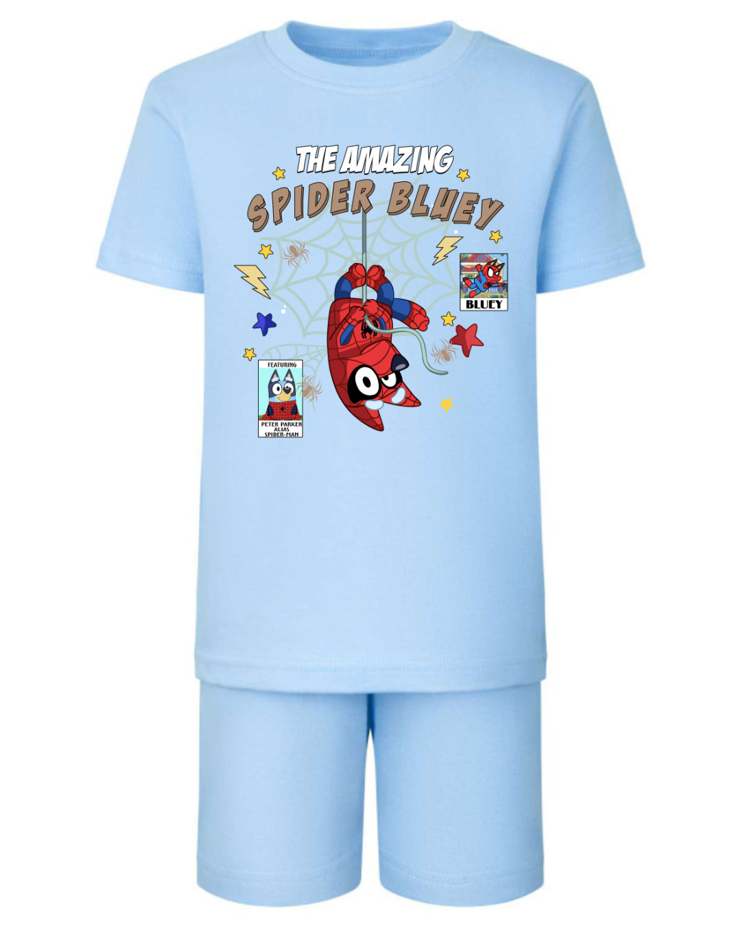 Choose your Design Bluey Inspired Shorts Set