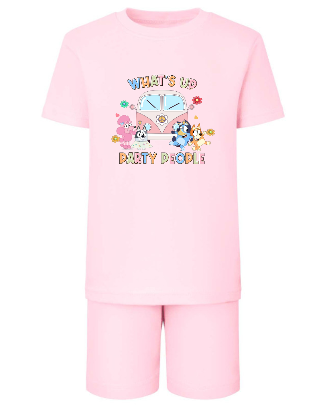 Choose your Design Bluey Inspired Shorts Set