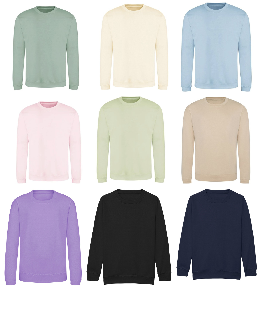 Adult Floral Lettered Sweatshirt
