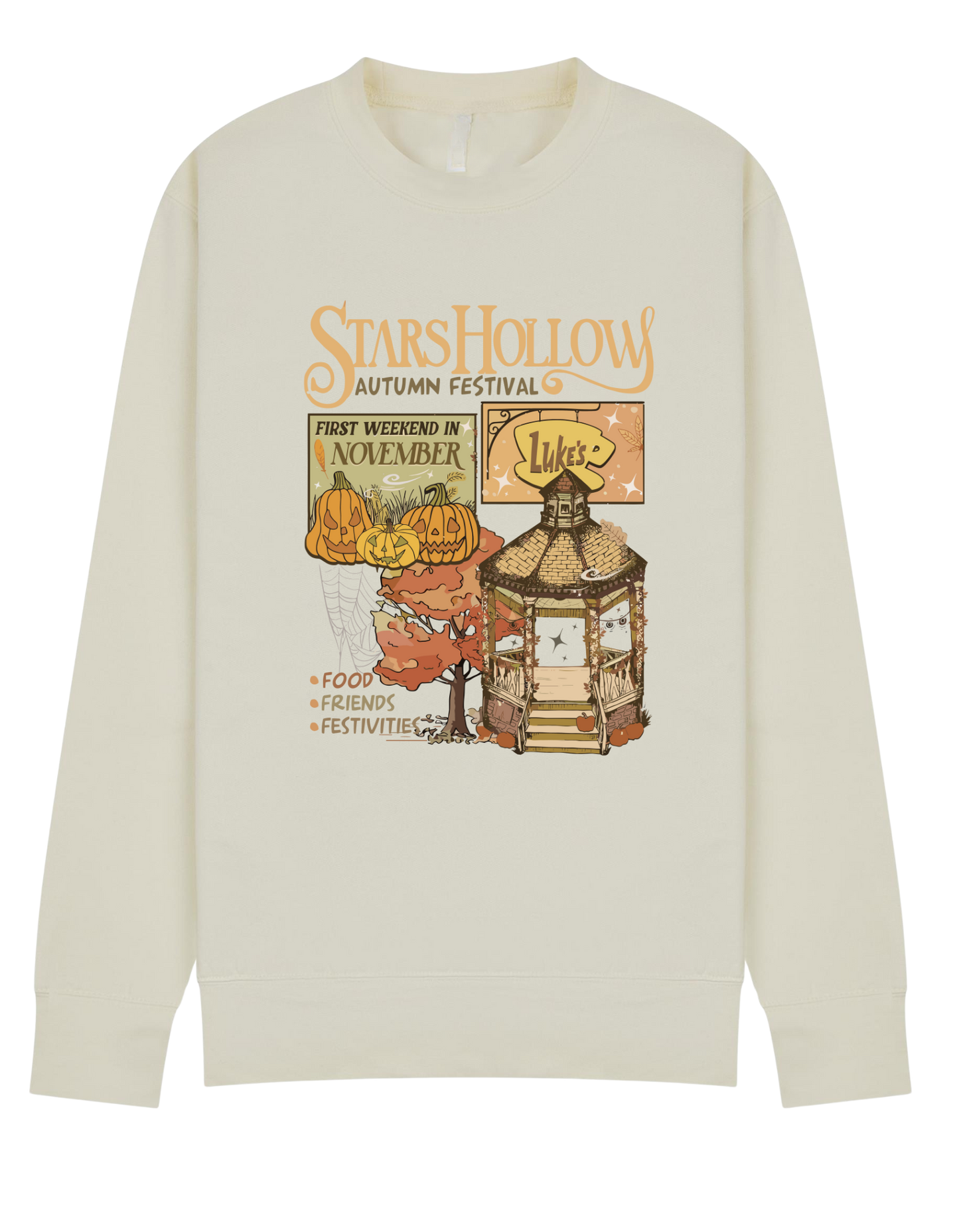 Women's Star's Hollow Pumpkin Autumn Sweatshirt GG inspired