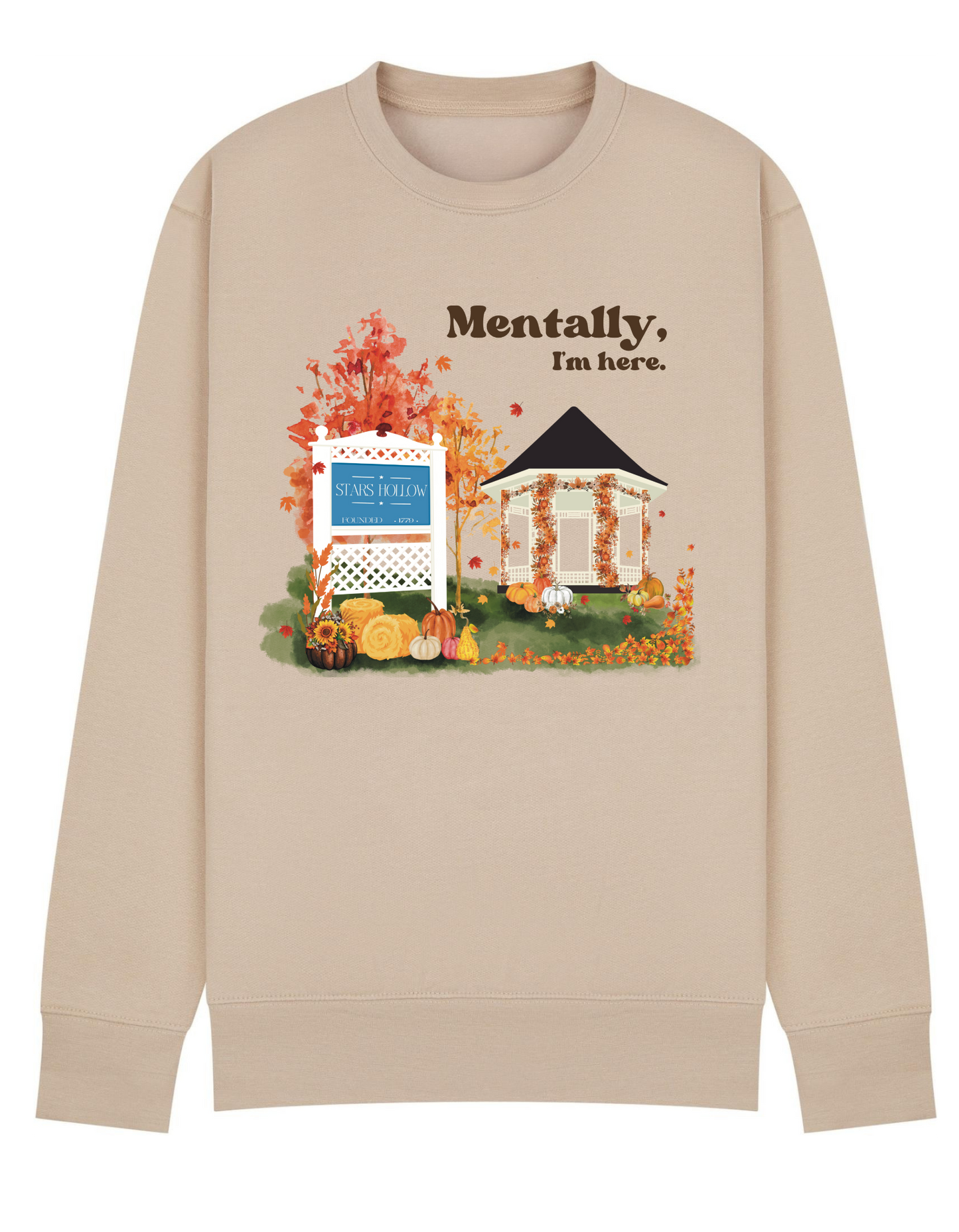 Women's Mentally I'm Here GG inspired