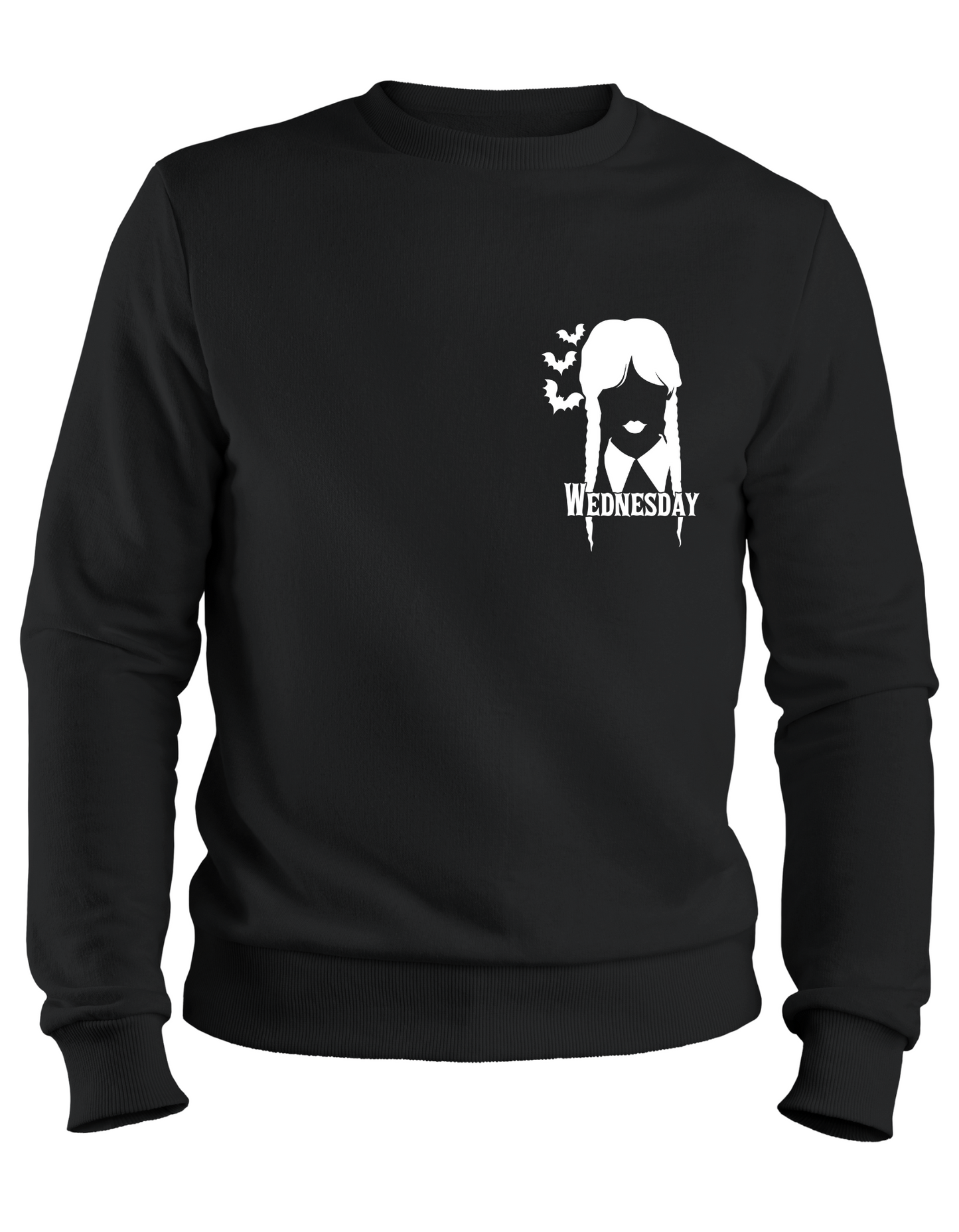 Unisex Adults Wednesday Silhouette Sweatshirt/Hoody/Top