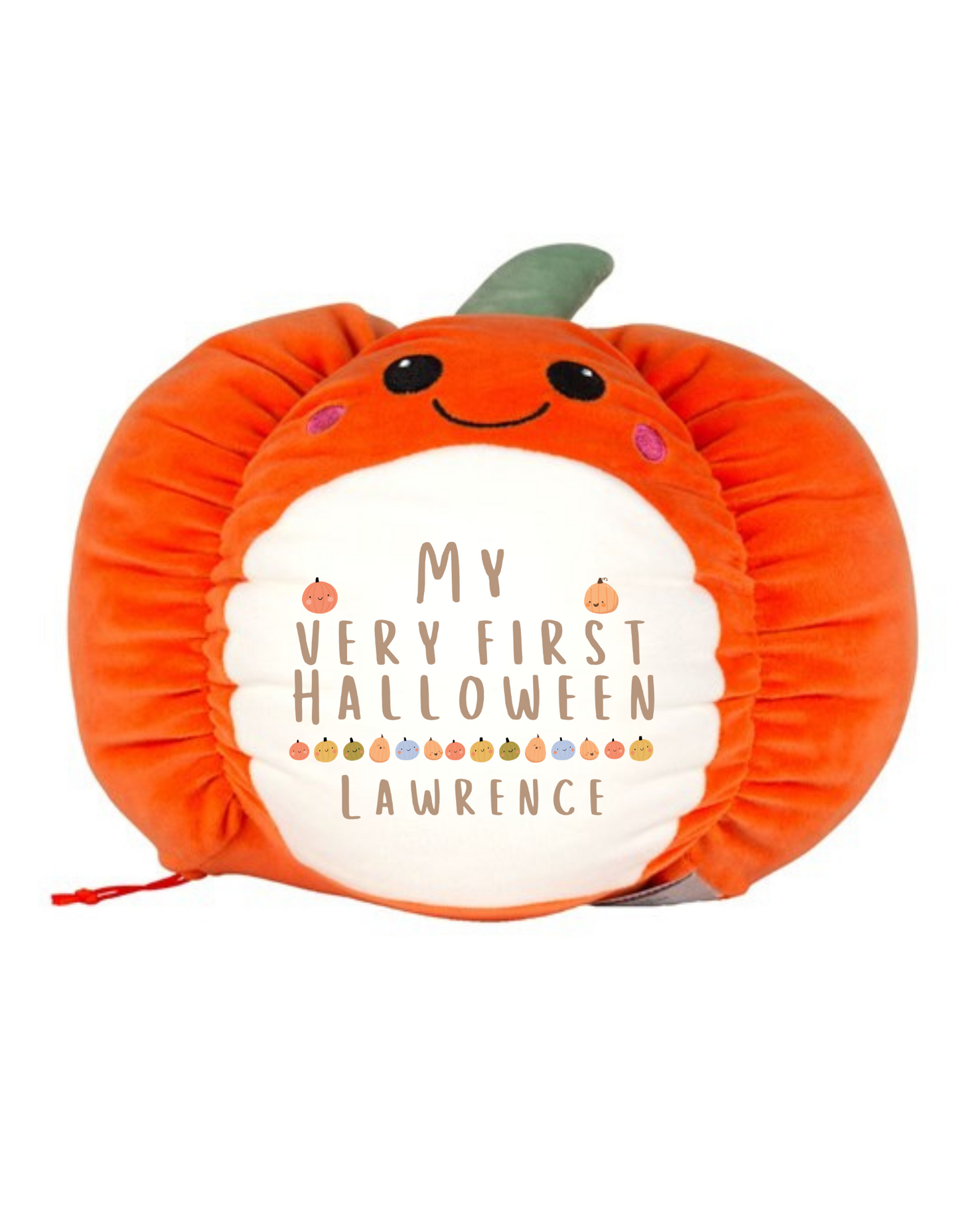 My Very First Halloween Personalised Pumpkin Plush