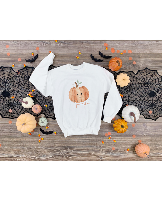 Little Pumpkin Kids Halloween T-Shirt or Sweatshirt