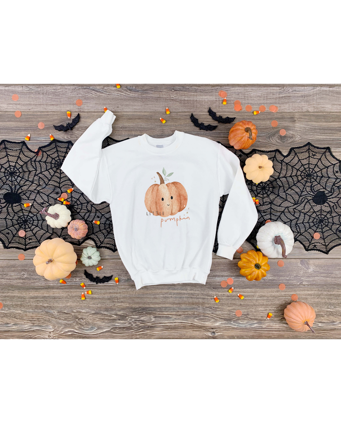 Little Pumpkin Kids Halloween T-Shirt or Sweatshirt