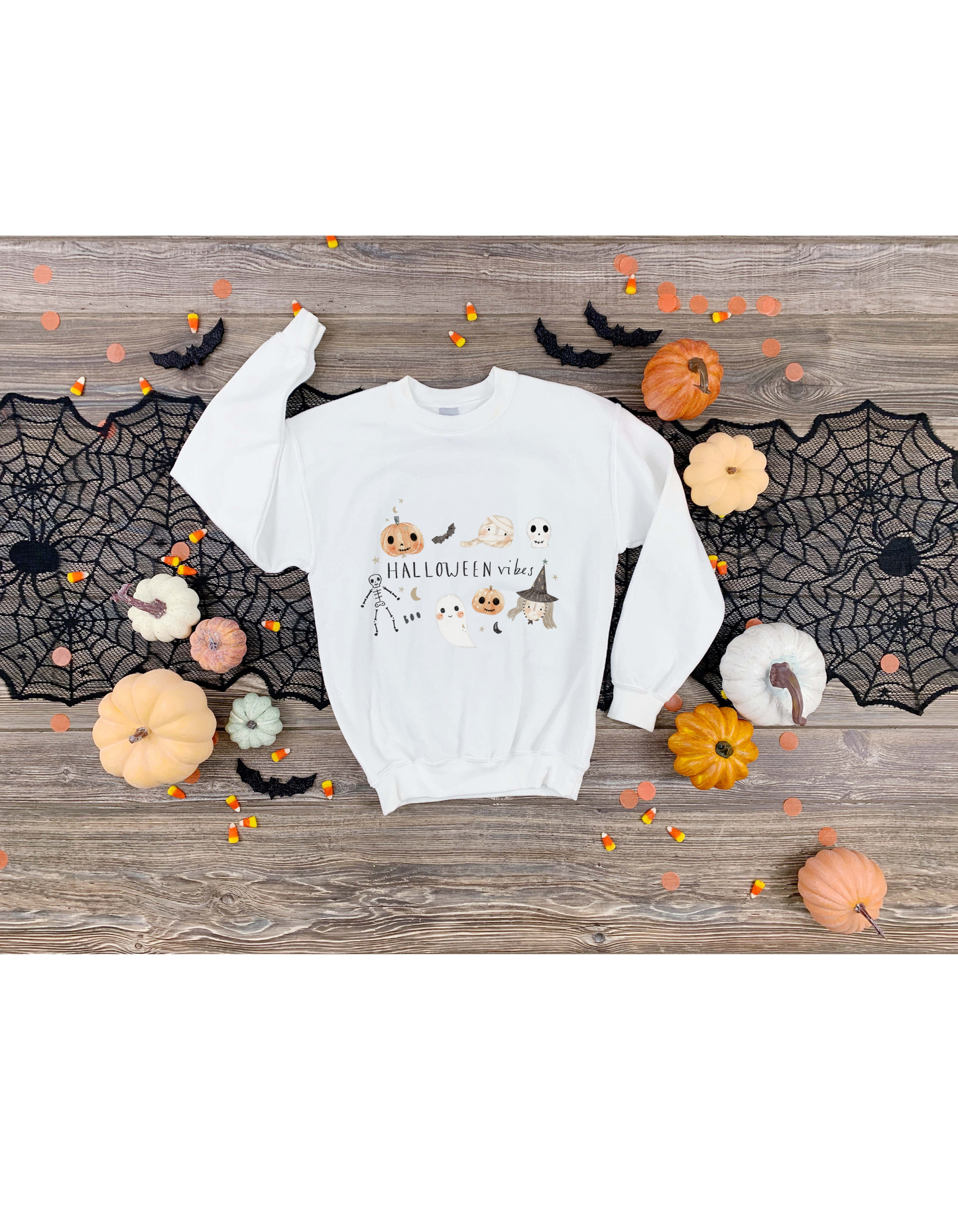 Halloween Vibes Kids Halloween T-Shirt or Sweatshirt