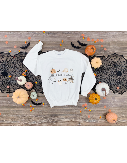 Halloween Vibes Kids Halloween T-Shirt or Sweatshirt