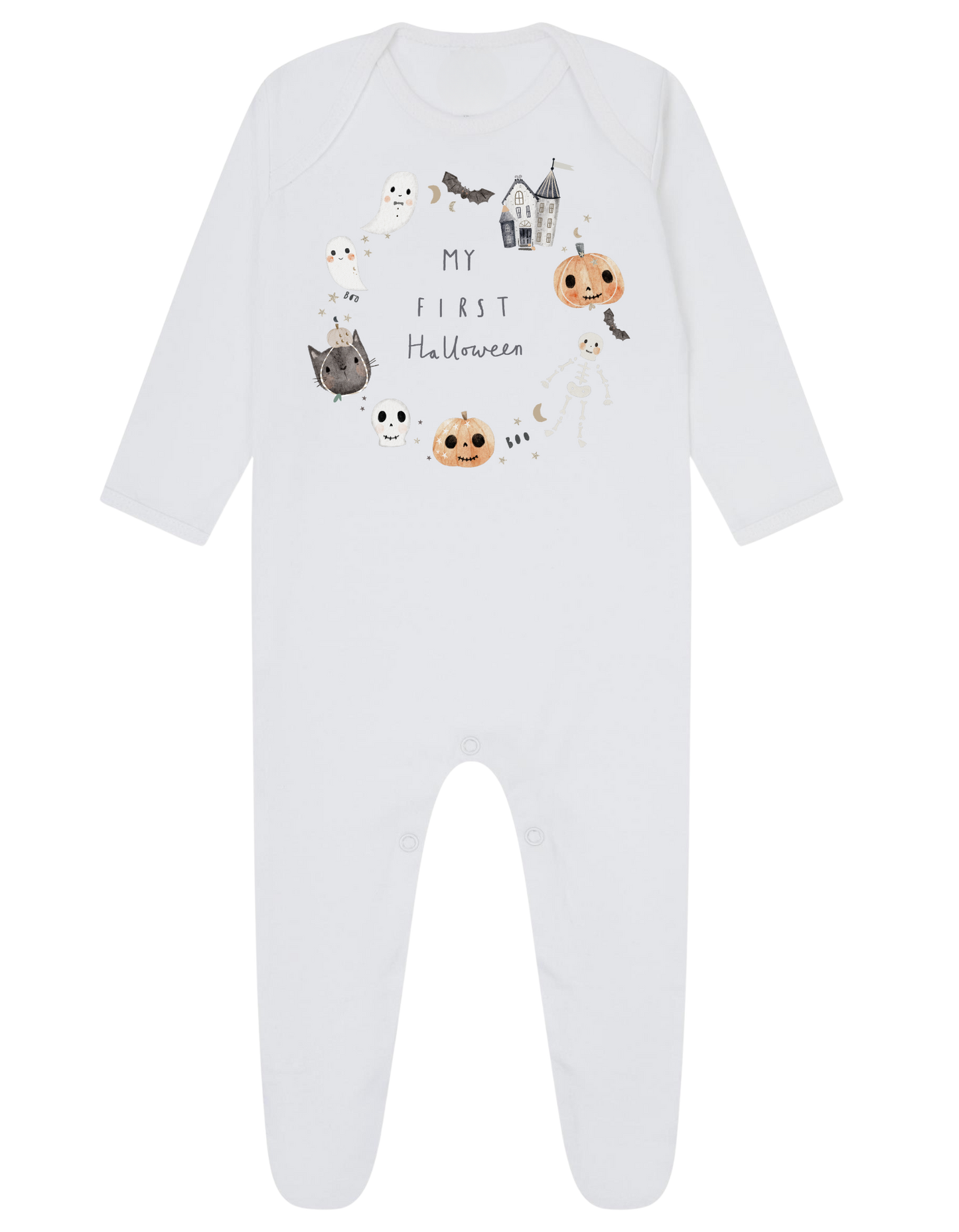 My First Halloween Baby Sleepsuit or Vest