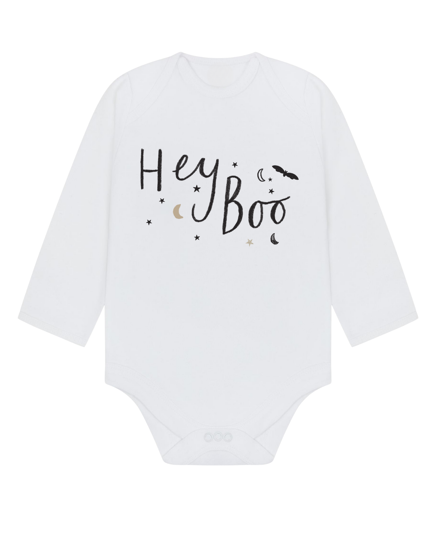 Hey Boo Baby Sleepsuit or Vest