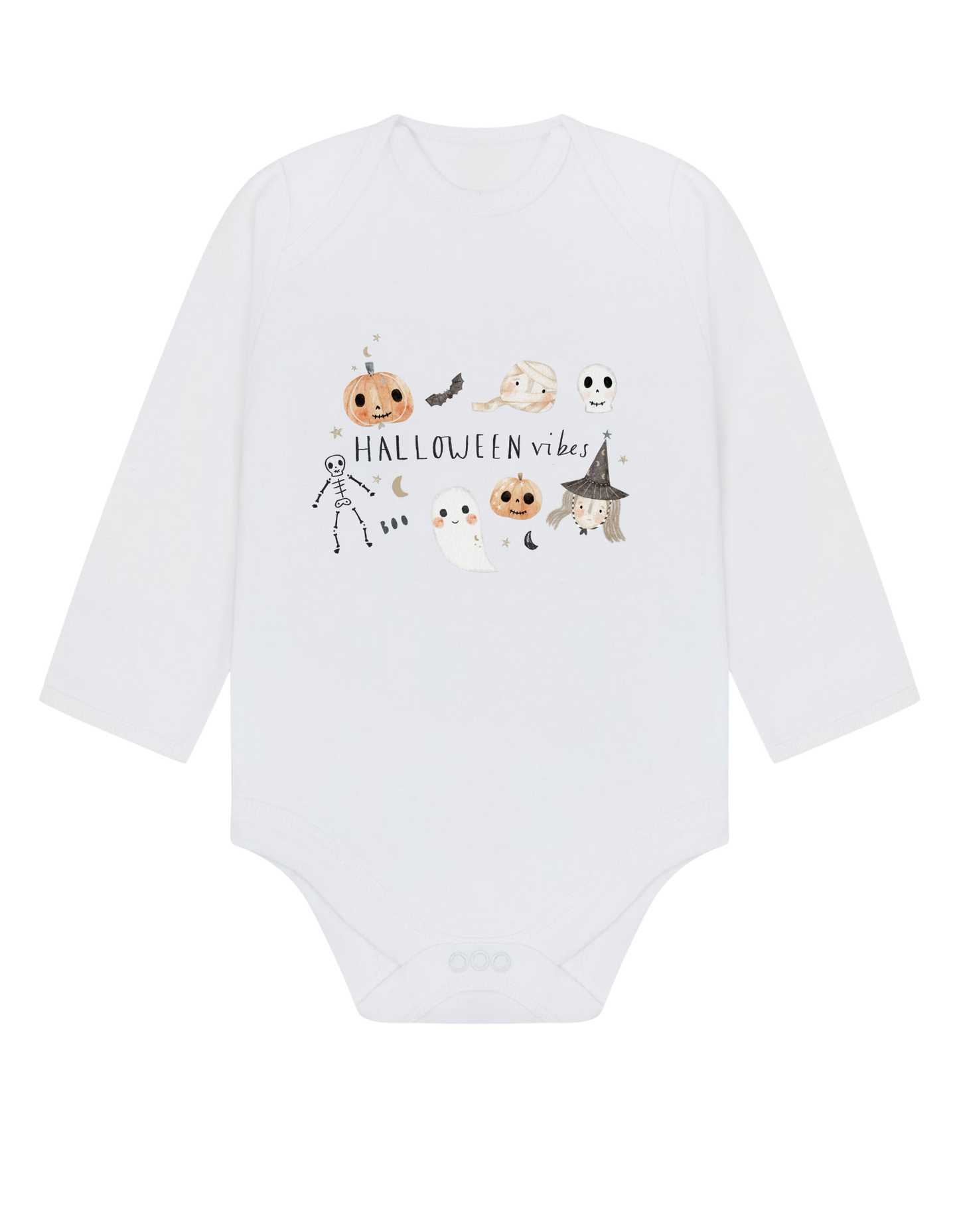 Halloween Vibes Baby Sleepsuit or Vest