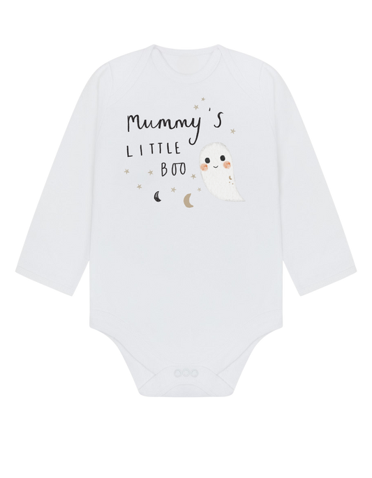 Mummy's Little Boo Baby Sleepsuit or Vest