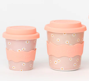 Daisy Chino Cup with Straw 8oz