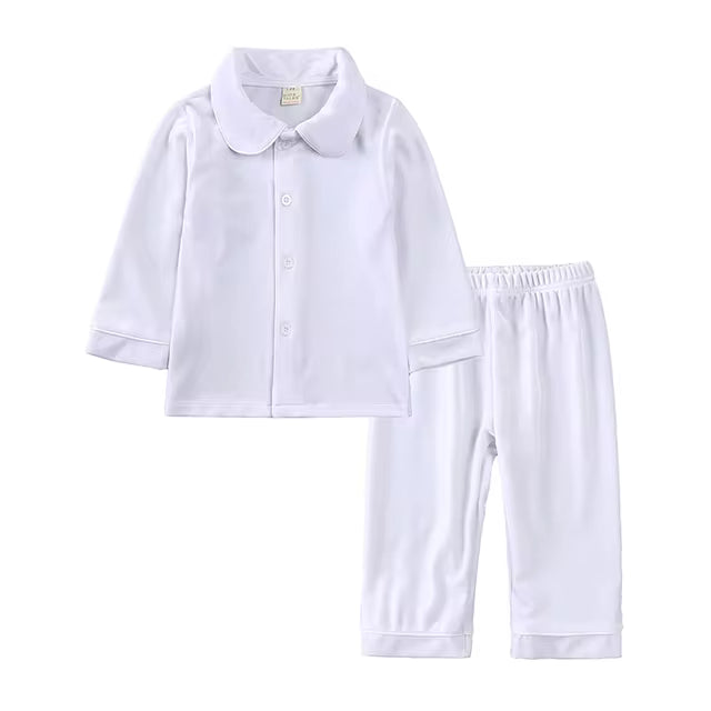 Embroidered Velvet Pyjamas