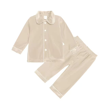 Embroidered Velvet Pyjamas
