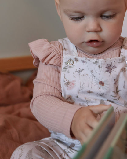 Vintage Pink Frill Bodysuit