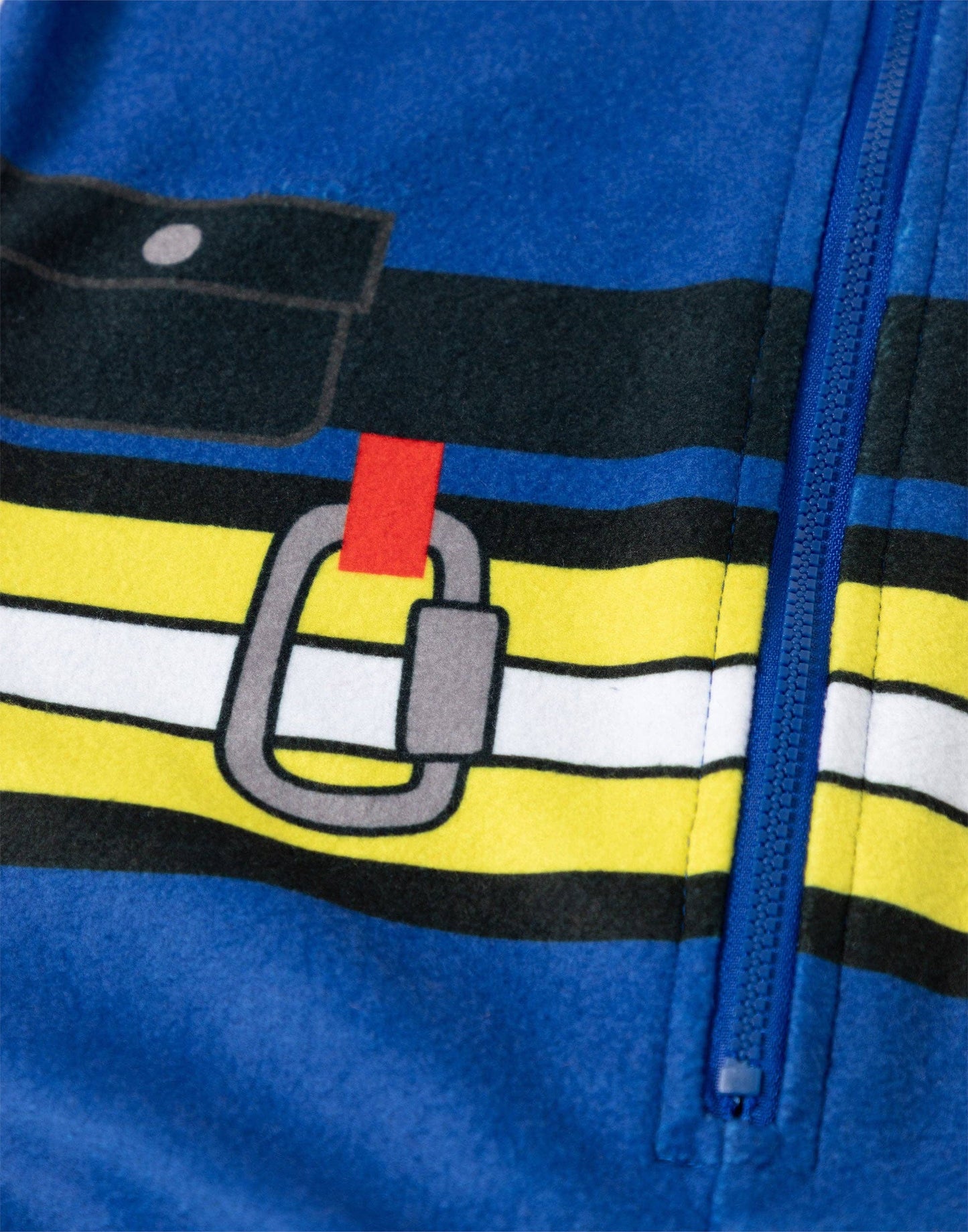 Fireman Sam Boys Blue Fire Suit Uniform Onesie