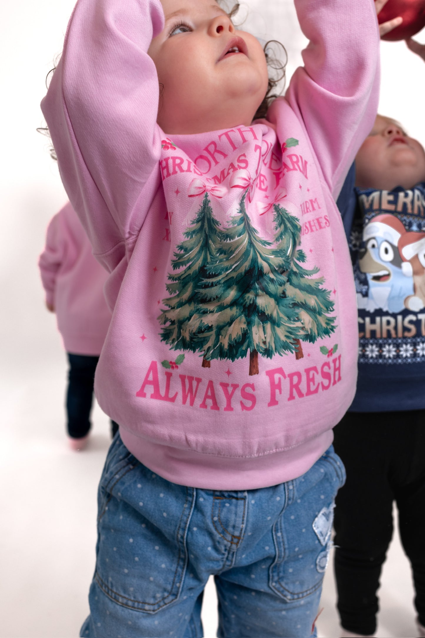 Farm Fresh Trees Children's Christmas T-shirt or Sweatshirt
