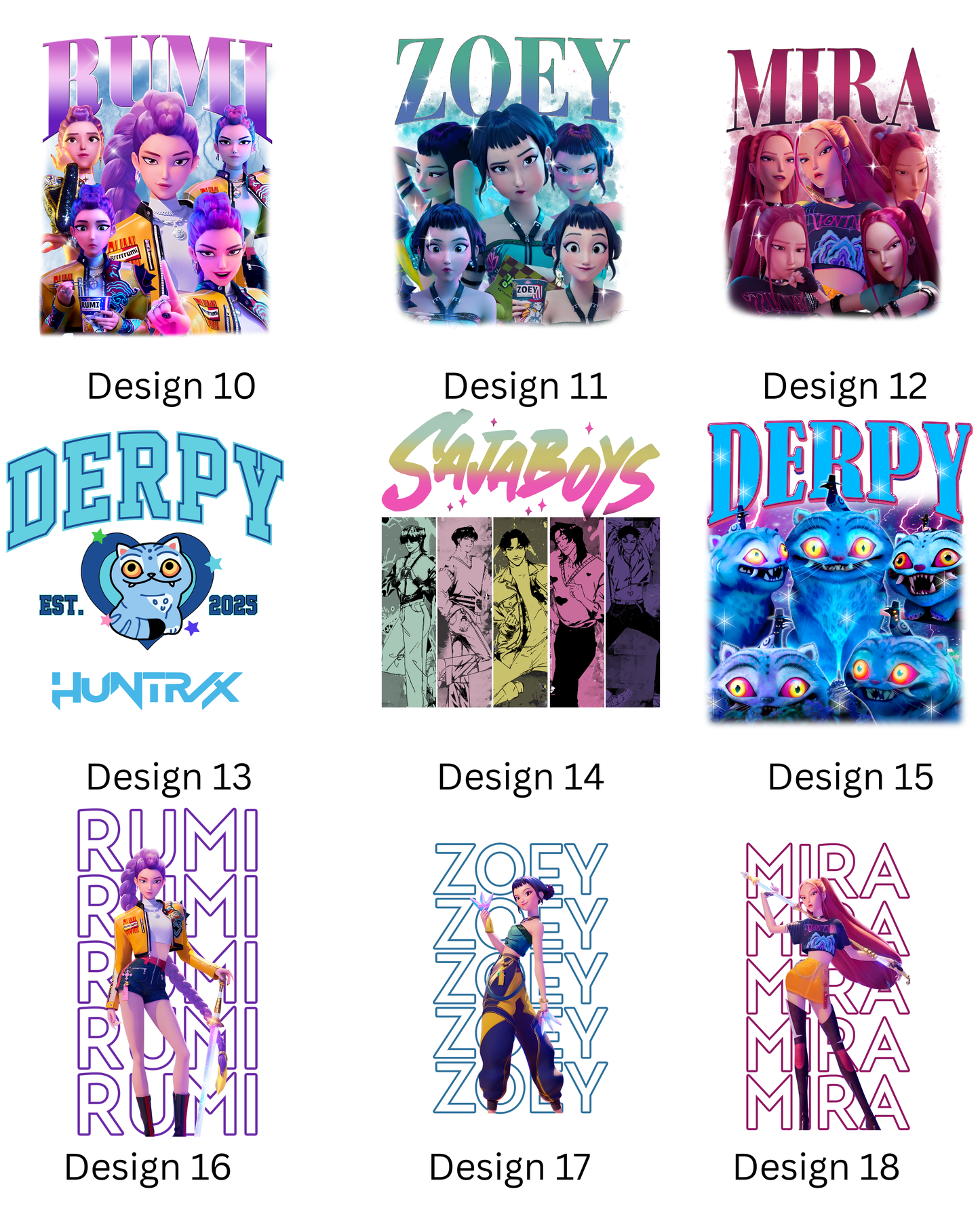 Black Friday KPOP Demon Hunters Choose your own Christmas Jumper Design