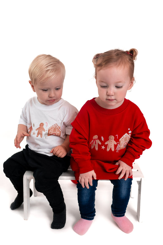 Gingerbread Children's Christmas T-shirt or Sweatshirt
