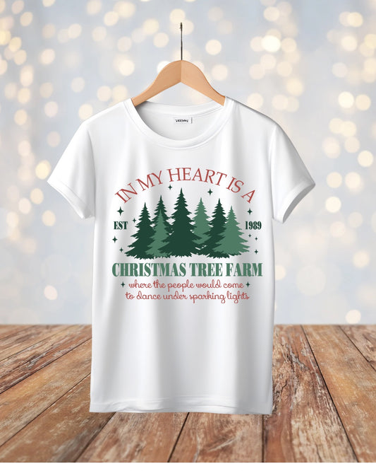 Adults Taylor Swift Inspired Christmas Tree Farm T-shirt or Sweatshirt