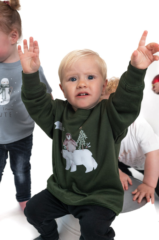 Polar Bear Children's Christmas Sweatshirt