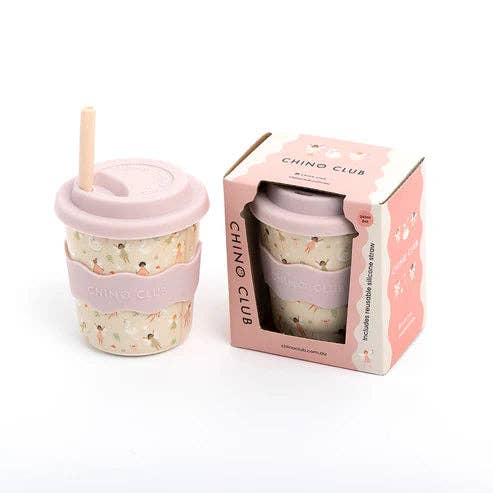 Fairy Chino Cup with Straw 8oz