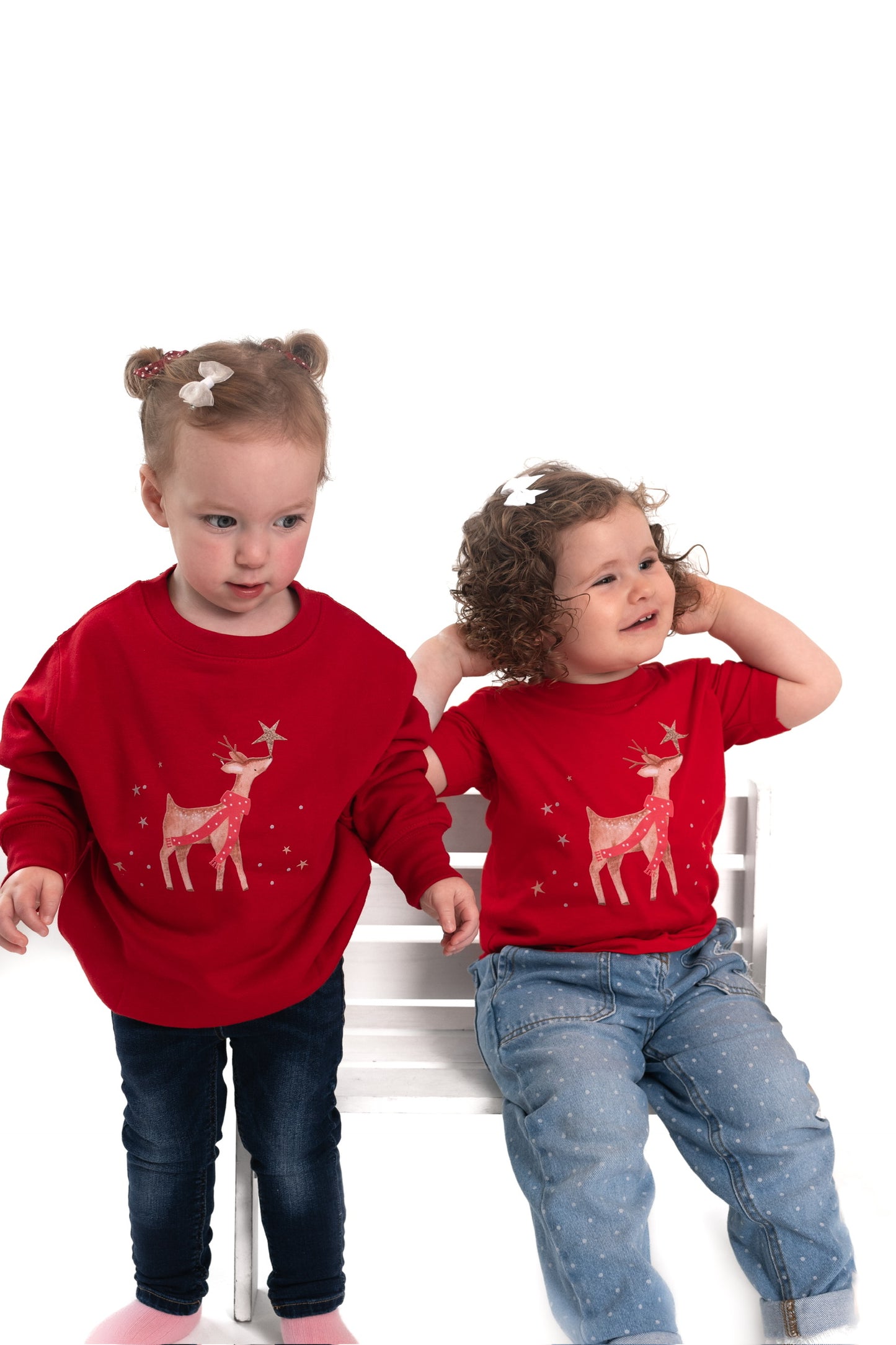 Little Reindeer Children's Christmas T-shirt or Sweatshirt