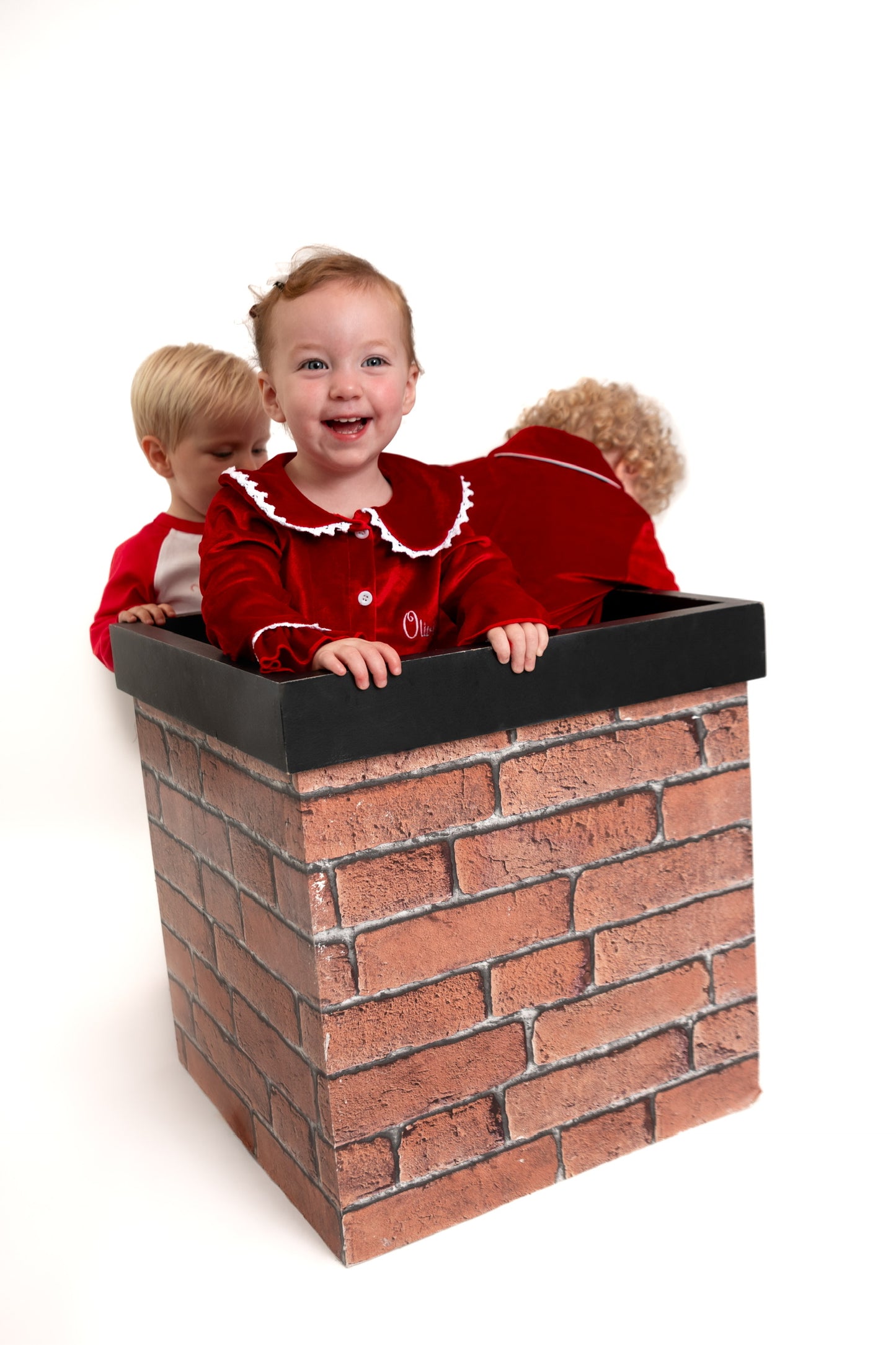 Velvet Frill Children’s Christmas Pyjamas