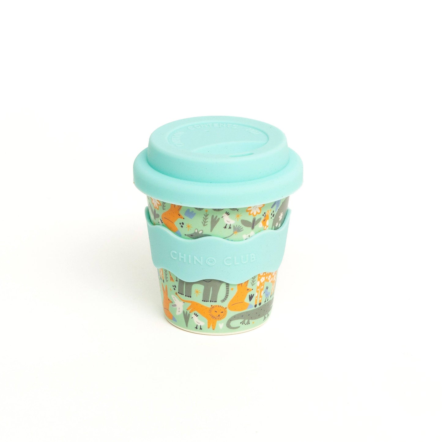 Wild Animal Babychino Cup 4oz (Straws Sold Separately)