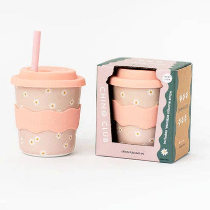 Daisy Chino Cup with Straw 8oz