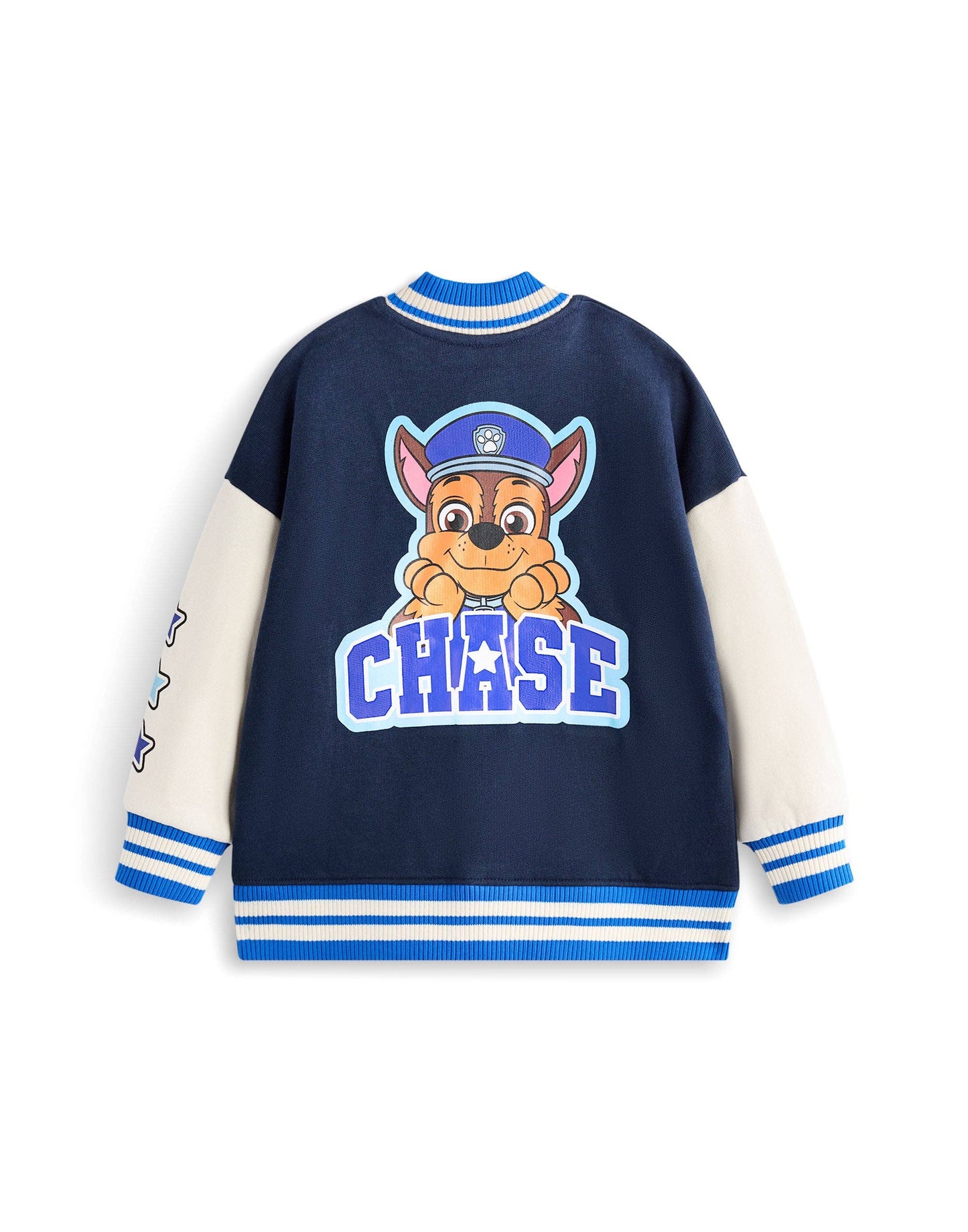 Paw Patrol Boys Blue Chase Varsity Jacket