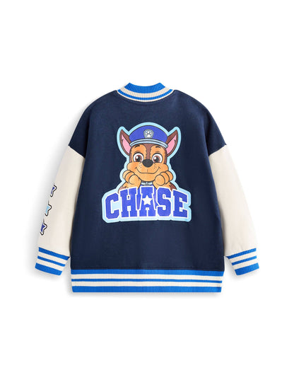 Paw Patrol Boys Blue Chase Varsity Jacket