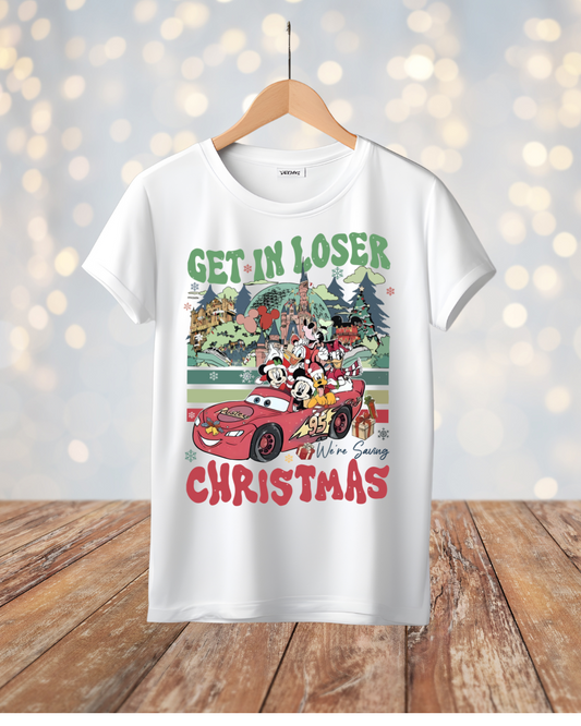 Get in Loser! Cars Kids Christmas T-shirt or Sweatshirt