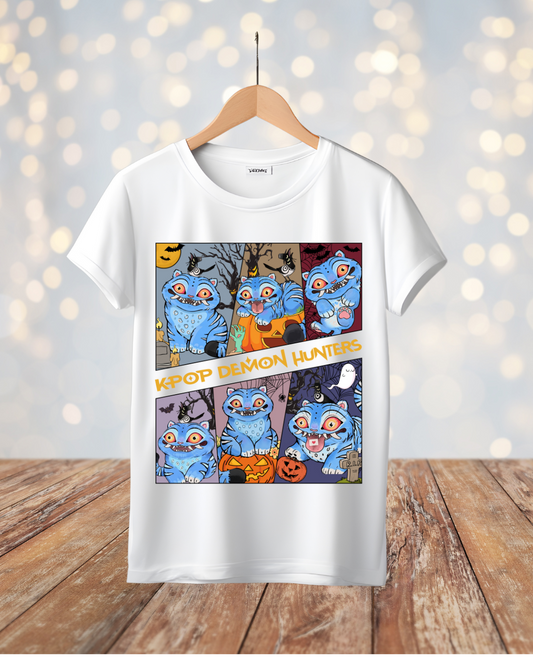 Demon Hunters Halloween Derpy Tiger T-Shirt or Sweatshirt