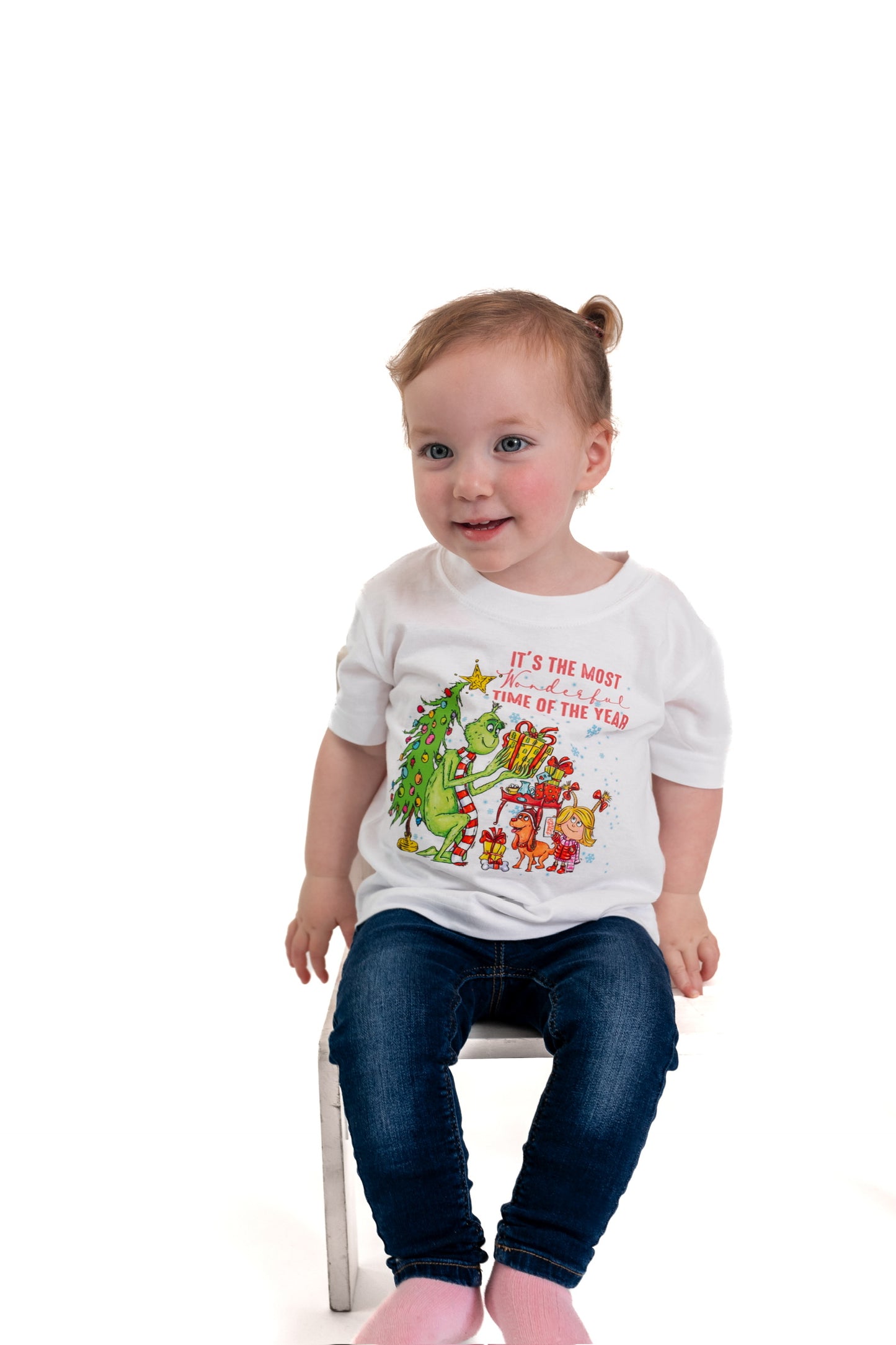 Wonderful Time Grinch Children's Christmas T-shirt or Sweatshirt