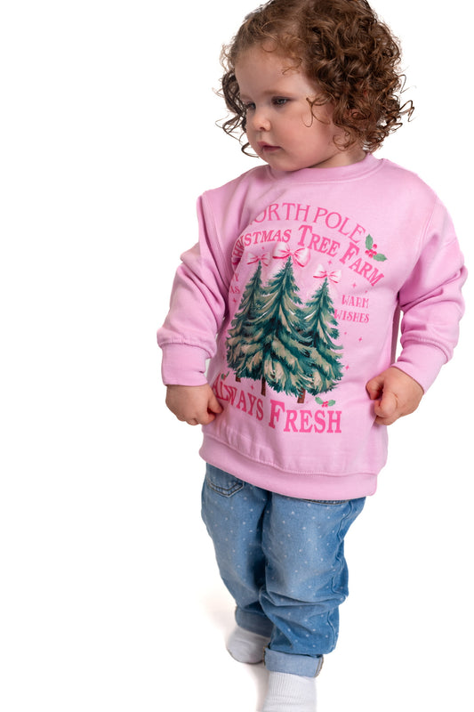 Farm Fresh Trees Children's Christmas T-shirt or Sweatshirt