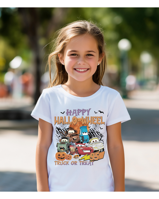 Children's Cars Inspired Halloween Top - Hallowheel Design
