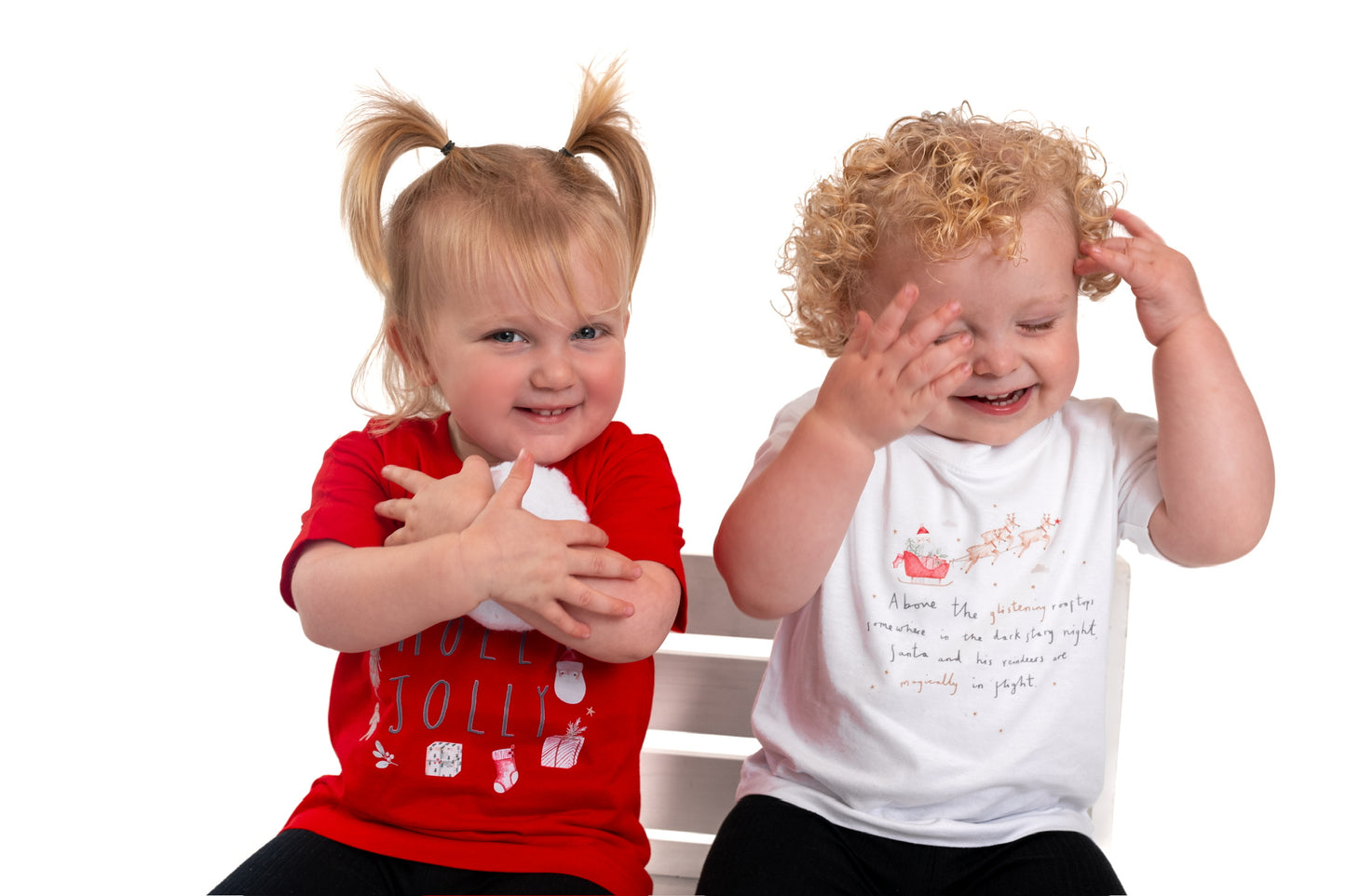 Holly Jolly Children's Christmas T-shirt or Sweatshirt