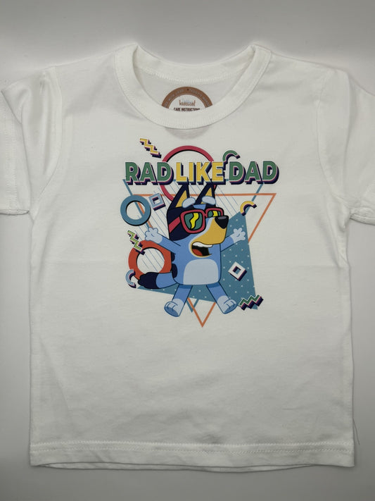 Rad Like Dad Children's Matching T-Shirt