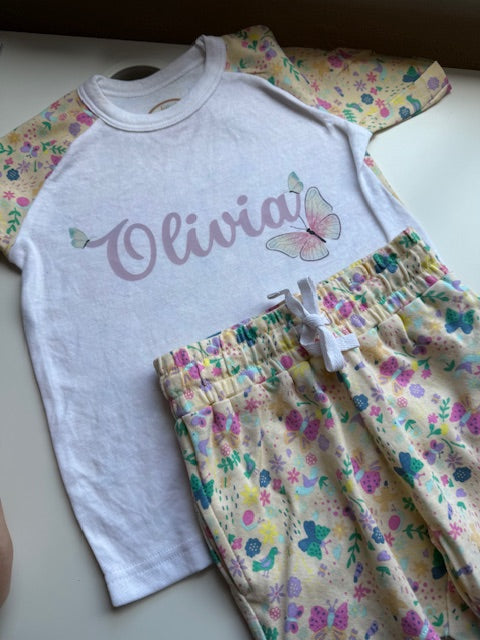 Patterned Personalised Shorts Set