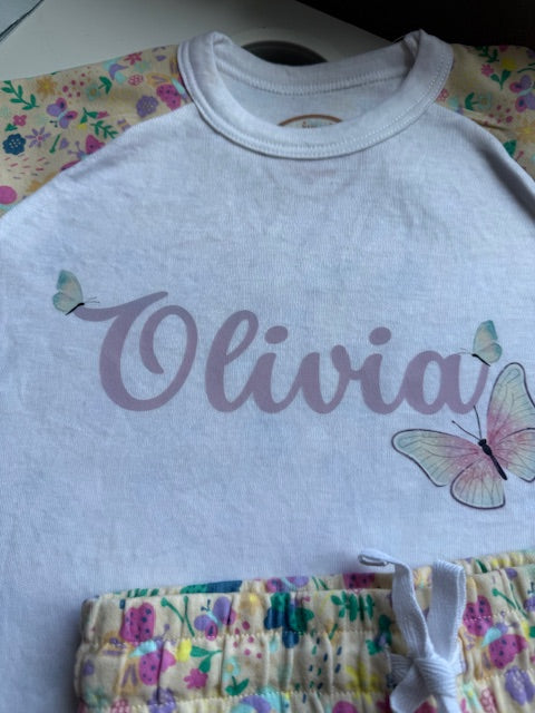 Patterned Personalised Shorts Set